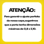 Capa De Porta Natal Decoração Alta Qualidade 0,85 X 2,10m