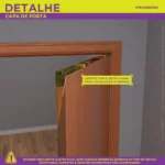 Capa De Porta Natalina Decoração De Natal Banheiro Masculino Em Tecido Decorativo P/academia 0,85x2,10m C/elástico