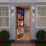 Capa De Porta Natalina Sublimado Para Decoração De Natal Enfeites Natalinos 0,85x2,10m C/elástico