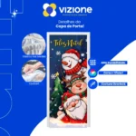 Capa De Porta Sublimada Veste Fácil C/elástico 0,85x2,10 Mt