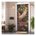 Capa Decorativa De Porta Sublimado 0,85x2,10 Natal