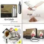 Cápsula Gás Para Chantilly Sifão 100 Ampolas Kit 10 Caixas