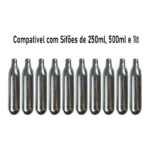 Cápsulas De Gás De Chantilly Pro Para Sifão 100 Unidades