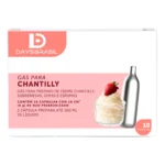 Cápsulas Gás De Chantilly Daysbrasil Para Sifão 100 Unidades