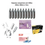 Cápsulas De Gás De Chantilly No2 Para Sifão 50 Unidades