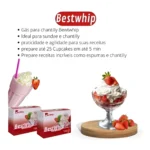 Cápsulas Chantily Gás Moscow Mule Kit 100 Unidades Sifão N2o