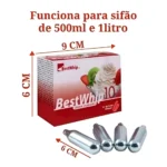 Cápsulas Chantily Gás Moscow Mule Kit 100 Unidades Sifão N2o