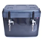 Chopeira A Gelo 2 Vias Torneira Italiana Com Serpentina Cor Preto