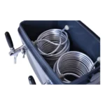 Chopeira A Gelo 2 Vias Torneira Italiana Com Serpentina Cor Preto