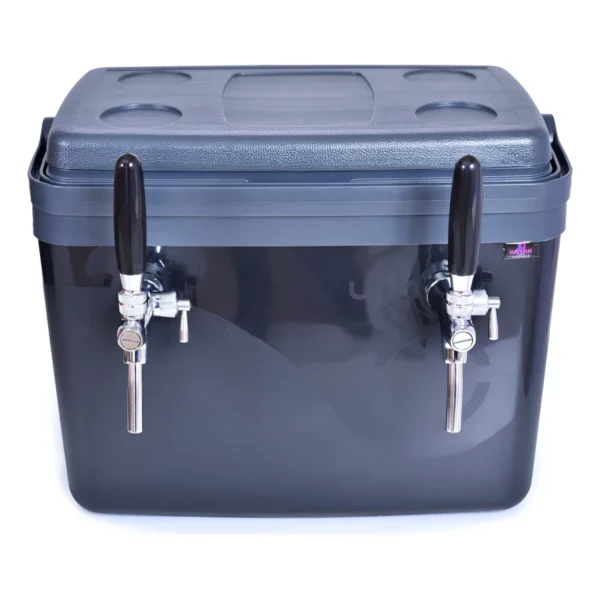 Chopeira A Gelo 2 Vias Torneira Italiana Com Serpentina Cor Preto