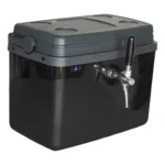 Chopeira De Gelo Torneira Italiana Duas Serpentinas Pronta Cor Preto