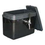 Chopeira De Gelo Torneira Italiana Duas Serpentinas Pronta Cor Preto