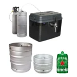 Chopeira De Gelo Torneira Italiana Duas Serpentinas Pronta Cor Preto