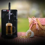 Pop10 1 Torneira Italiana chopeira elétrica residencial con controlador digital cor preto 220