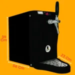 Pop10 1 Torneira Italiana chopeira elétrica residencial con controlador digital cor preto 220