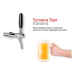 Chopeira Elétrica Memo Slim 50 Litros/hora - 2 Torneiras Ita