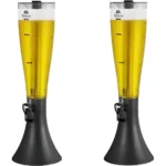 Chopeira Marchesoni 2,5 L Torre Completa 2 Un Com Refil Inox Cor Preto N/A