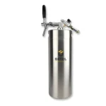 Kit Chopeira Portátil C/ Torneira Italiana E Cápsula De Co2 10 Litros