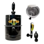 Chopeira Alumínio 5,1l + Torneira Italiana Portátil A Gelo