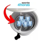 Chopeira A Gelo Cooler Portátil 5l Cervejeira Gela Rápido Cor Vermelha Vermelha