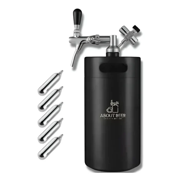 Chopeira Keg Vacuum 5 Litros Portátil Black About Beer