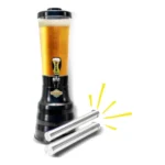 Chopeira Torre Chopp Portatil 3,5l Cerveja Dois Refil Gelo