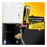 Chopeira Torre Chopp Portatil 3,5l Cerveja Dois Refil Gelo
