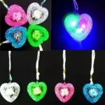 12 Colar Led Pisca Pisca Neon Sortidos Festa Balada Neon