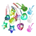 20 Colar Led Pisca Pisca Neon Sortidos Festa Balada Neon