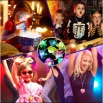 30 Colar Pisca Colorido Festas Baladas Casamento Atacado