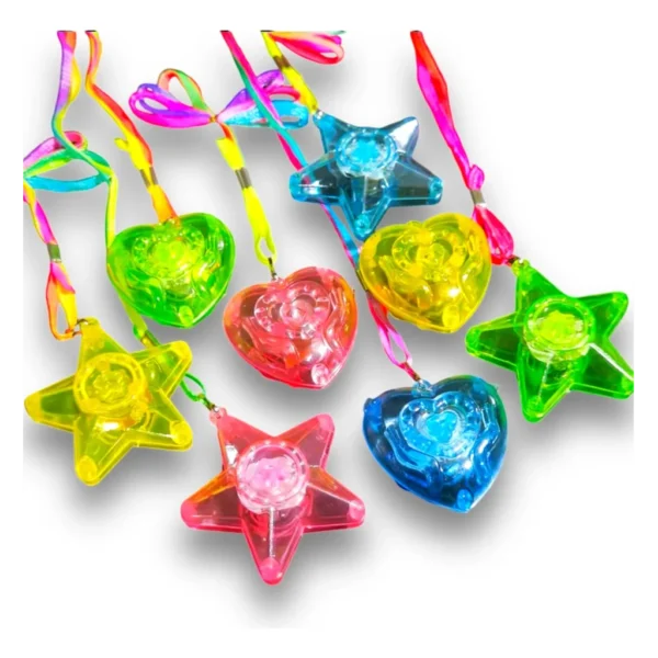 65 Colar Pisca Colorido Festas Baladas Casamento Atacado