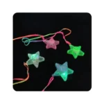 Colar Pisca Balada Festa E Formatura Neon Led C/13 Estrela