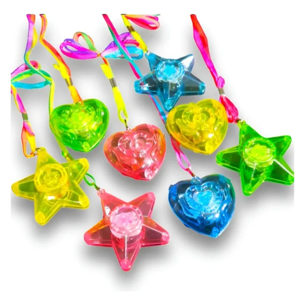 140 Colar Pisca Colorido Festas Baladas Casamento Atacado