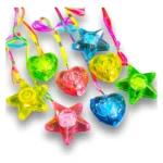 10 Colar Pisca Colorido Festas Baladas Casamento Atacado