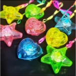 10 Colar Pisca Colorido Festas Baladas Casamento Atacado