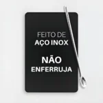 Colher Bailarina Longa Inox Para Mexer Suco Leite Jarra