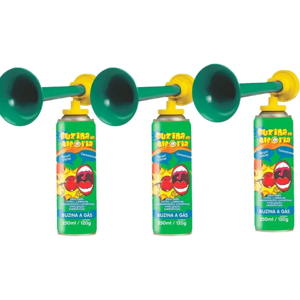 Combo 3 Unidades Buzina Ar Comprimido Festas Casamento Combo 3 Unidades Buzina Ar Comprimido Festas Casamento