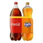 Refrigerante Coca-Cola + Fanta Laranja Pet 2 Litros
