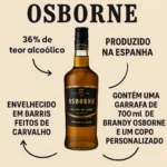 Conhaque Brandy De Jerez Osborne 700ml C/ Nota Fiscal