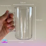 30 Caneca De Acrílico Chopp Transparente Cristal Lisa 500ml