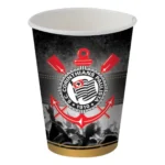 8 Copos Decoração Festa Corinthians Festa Aniversário 200ml