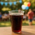 100 Copos Acrílico 300ml Cristal Descartável Transparente