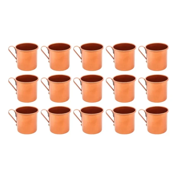 15 Canecas Moscow Mule Aluminio 350ml Aluminio Drink Free