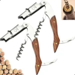 2 Saca-rolhas Abridor De Vinho E Garrafas Profissional Garbo