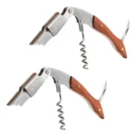 2 Saca-rolhas Abridor De Vinho E Garrafas Profissional Garbo