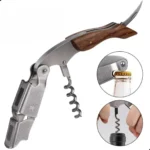 2 Saca-rolhas Abridor De Vinho E Garrafas Profissional Garbo