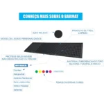 2 Tapetes Borracha Bar Mat 50x15cm Apoio Para Porta Copos
