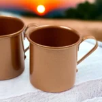 24 Canecas Moscow Mule Alumínio Premium 350ml Drink Gelo