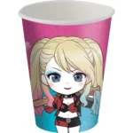 8 Copos Festa Arlequina Kids 200 Ml