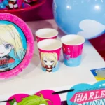 8 Copos Festa Arlequina Kids 200 Ml